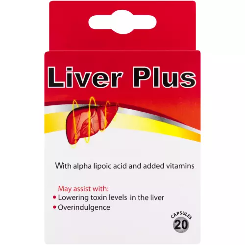 Liver Plus Alpha Lipoic Acid And Added Vitamins 20 Capsules Liver Plus Alpha Lipoic Acid And Added Vitamins 20 Capsules