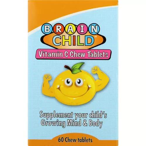 Brain Child Vitamin C Chew Tablets 60 Tablets