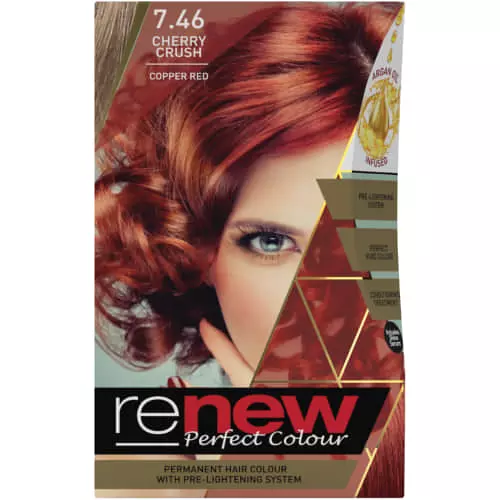 Renew Perect Colour Permanent Hair Colour Cherry Crush 7.46 Renew Perect Colour Permanent Hair Colour Cherry Crush 7.46