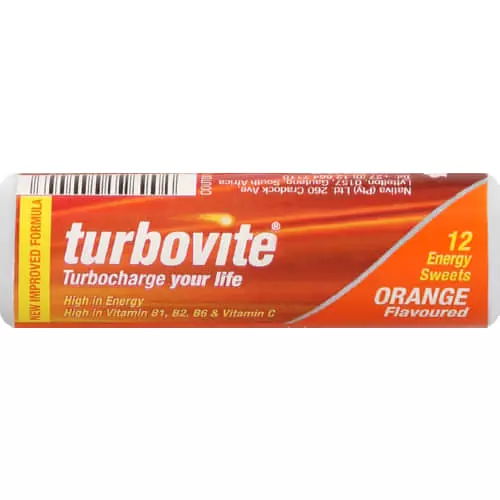 Turbovite Energy Sweets Orange 12 Effervescents