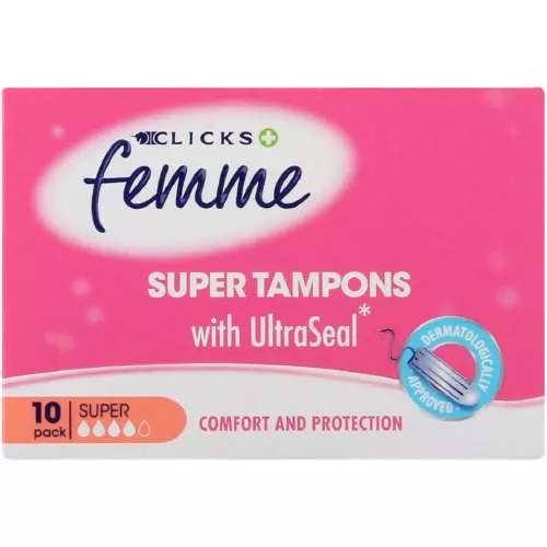 Clicks Femme Super Tampons 10 Tampons Clicks Femme Super Tampons 10 Tampons