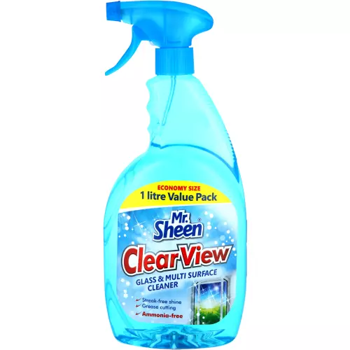 Mr. Sheen ClearView Glass & Multi Surface Cleaner 1L Mr. Sheen ClearView Glass & Multi Surface Cleaner 1L