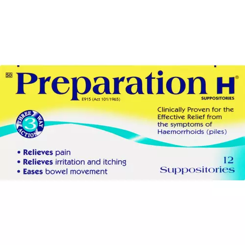 Preparation H Suppositories 12 Preparation H Suppositories 12