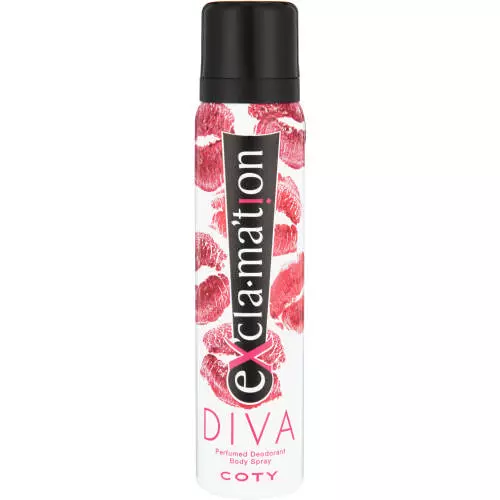 Coty Exclamation Perfumed Bodyspray Diva 90ml Coty Exclamation Perfumed Bodyspray Diva 90ml
