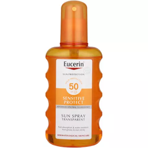 Eucerin Sun SPF50 Transparent Sensitive Spray Sensitive Skin 200ml