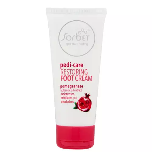 Sorbet Pedi-Care Restoring Foot Cream Pomegranate 100ml Sorbet Pedi-Care Restoring Foot Cream Pomegranate 100ml