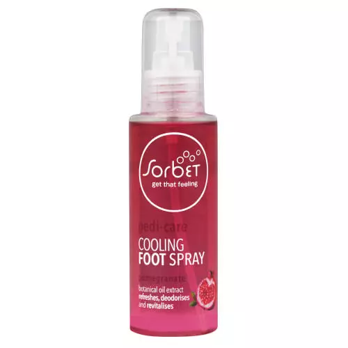 Sorbet Pedi-Care Cooling Foot Spray Pomegranate 100ml
