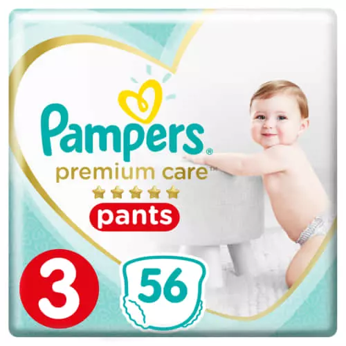 Pampers Premium Care Pants Size 3 56's Pampers Premium Care Pants Size 3 56's