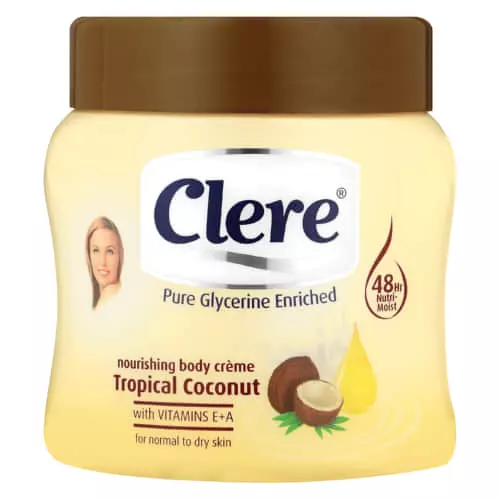 Clere Body Cream Coconut 500ml Clere Body Cream Coconut 500ml