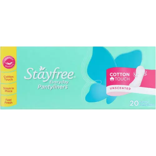 Stayfree Everyday Panty Liners Normal Cotton Touch Unscented Pack Of 20 Stayfree Everyday Panty Liners Normal Cotton Touch Unscented Pack Of 20