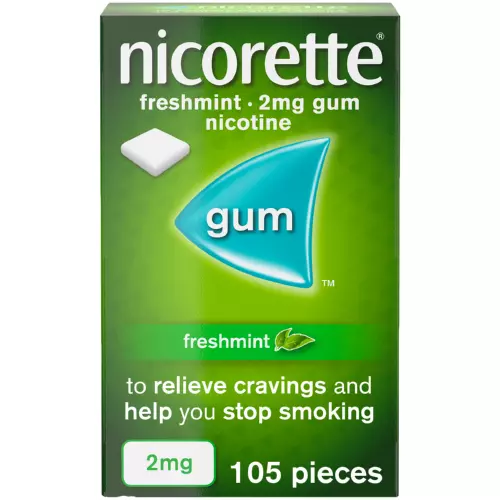Nicorette Gum Freshmint 2mg 105 Pieces Nicorette Gum Freshmint 2mg 105 Pieces