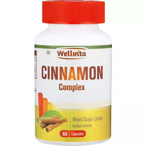 Wellvita Complex Cinnamon 60 Capsules Wellvita Complex Cinnamon 60 Capsules