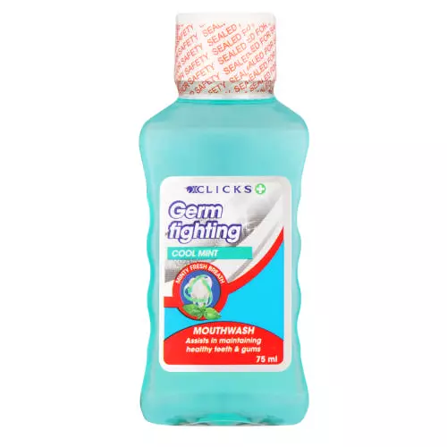 Clicks Mouthwash Cool Mint 75ml Clicks Mouthwash Cool Mint 75ml