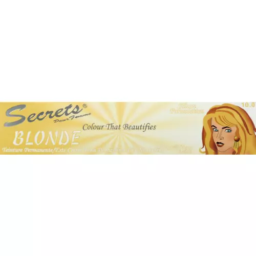Secrets Colour That Beautifies Permanent Hair Colour Creme Blonde 10.0