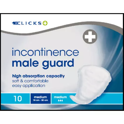 Clicks Incontinence Adult Male Guard 10 Guards Clicks Incontinence Adult Male Guard 10 Guards