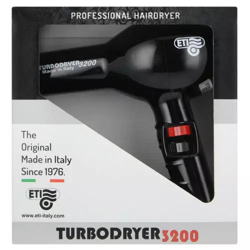 ETI Turbo Hairdryer 3200 Black ETI Turbo Hairdryer 3200 Black