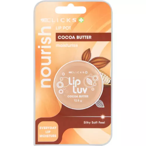 Clicks Lip Pot Cocoa Butter 10g Clicks Lip Pot Cocoa Butter 10g