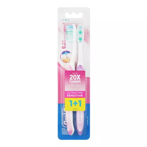 Oral-B Ultra Thin Sensitive Toothbrush 2 Pack Oral-B Ultra Thin Sensitive Toothbrush 2 Pack