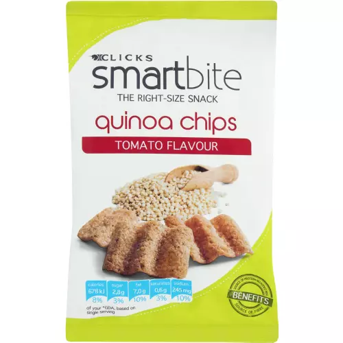 Smartbite Multigrain Quinoa Chips Tomato 70g Smartbite Multigrain Quinoa Chips Tomato 70g