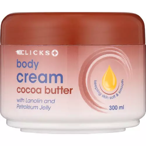 Clicks Body Cream Cocoa Butter 300ml Clicks Body Cream Cocoa Butter 300ml