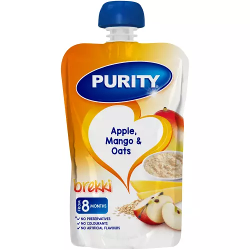 Purity Apple and Mango Juice with Oats 110ml Purity Apple and Mango Juice with Oats 110ml
