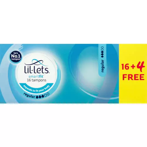 Lil-Lets Tampons Regular/Small 20 Tampons Lil-Lets Tampons Regular/Small 20 Tampons