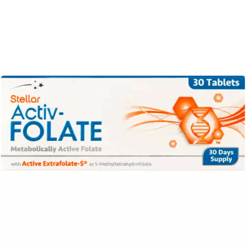 Stellar Activ-Folate 30 Tablets