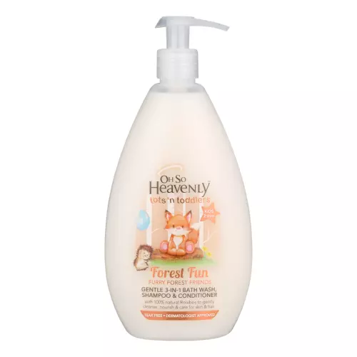 Oh So Heavenly Tots 'n Toddlers 3-in-1 Bath Wash, Shampoo & Conditioner Forest Fun 500ml Oh So Heavenly Tots 'n Toddlers 3-in-1 Bath Wash, Shampoo & Conditioner Forest Fun 500ml
