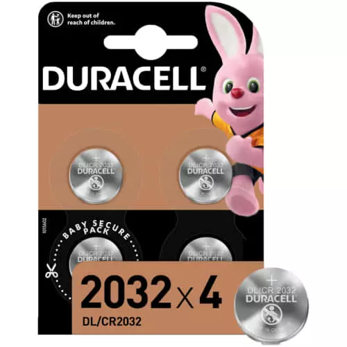 Duracell Lithium Coin Batteries 3V 2032 4 Pack Duracell Lithium Coin Batteries 3V 2032 4 Pack