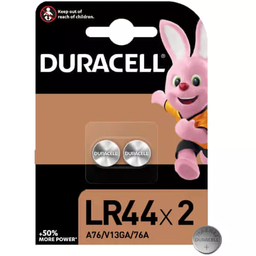 Duracell Button Batteries LR44 2 Pack Duracell Button Batteries LR44 2 Pack
