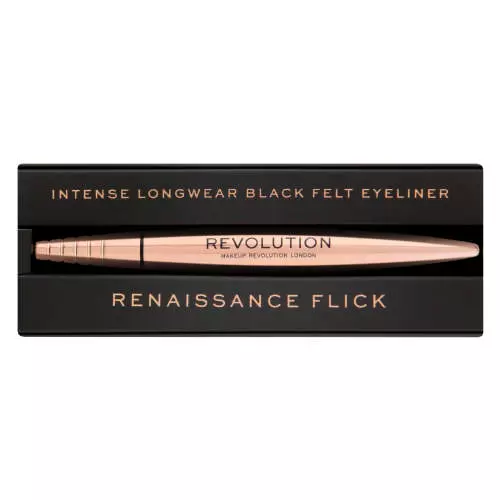 Revolution Renaissance Flick Intense Longwear Felt Eyeliner Black 0.8g Revolution Renaissance Flick Intense Longwear Felt Eyeliner Black 0.8g