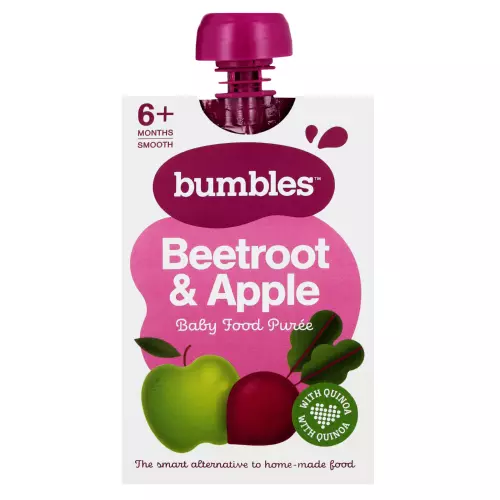 Bumbles Beetroot & Apple Baby Food Puree 120g
