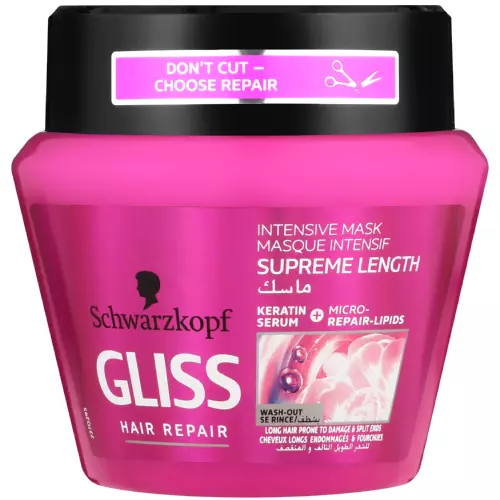 Schwarzkopf Gliss Mask Supreme Length 300ml