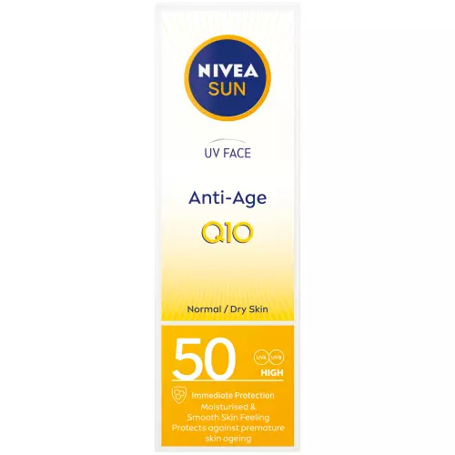 Nivea Sun SPF50 Q10 Anti Age Face Cream 50ml