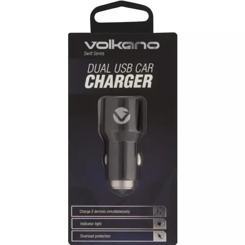 Volkano Swift X2 Dual Car Charger Volkano Swift X2 Dual Car Charger