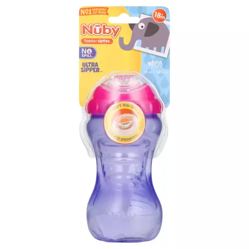 Nuby Tinted Ultra Sipper Pink 420ml