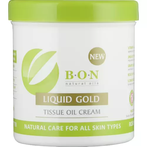 B.O.N Liquid Gold Tissue Oil Cream 400ml B.O.N Liquid Gold Tissue Oil Cream 400ml