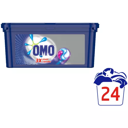 OMO Auto Concentrate Tub 24 Capsules OMO Auto Concentrate Tub 24 Capsules