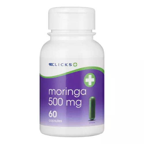 Clicks Moringa 500mg Capsules 60 Capsules Clicks Moringa 500mg Capsules 60 Capsules