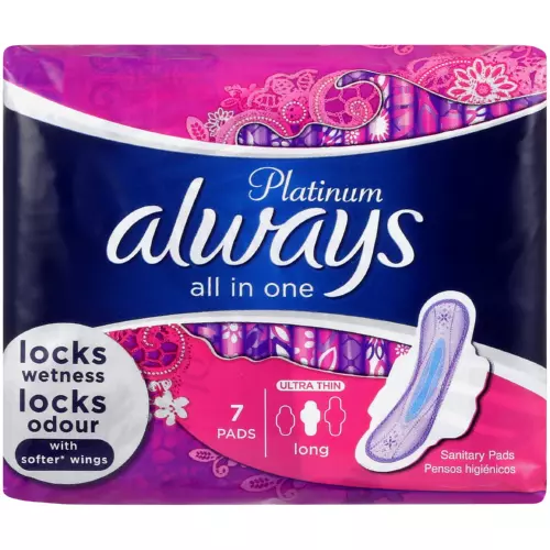 Always Platinum Pads Singles 7 Pads Always Platinum Pads Singles 7 Pads