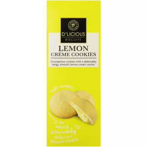 D'licious Biscuits Lemon Creme 150g