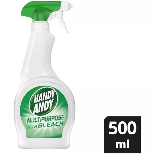 Handy Andy Multipurpose Antibacterial Cleaning Spray With Bleach 500ml Handy Andy Multipurpose Antibacterial Cleaning Spray With Bleach 500ml