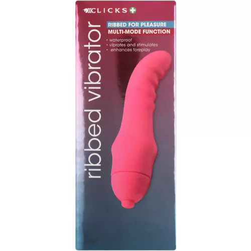 Clicks Ribbed Vibrator