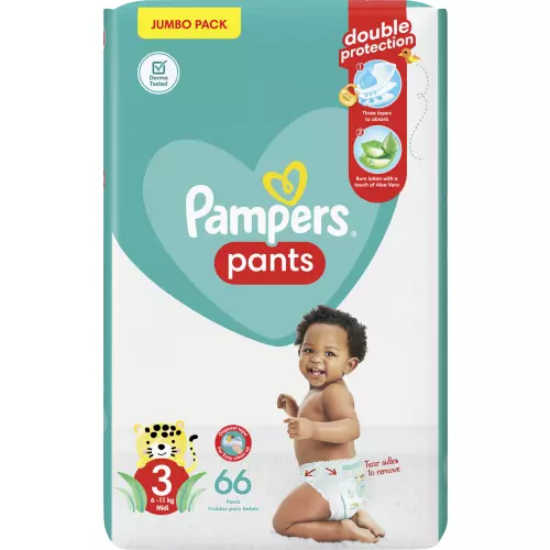 Pampers Pants Jumbo Pack Size 3 66's Pampers Pants Jumbo Pack Size 3 66's