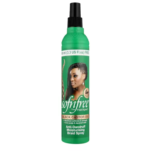Sofn'free Black Castor Oil Braid Spray 350ml Sofn'free Black Castor Oil Braid Spray 350ml