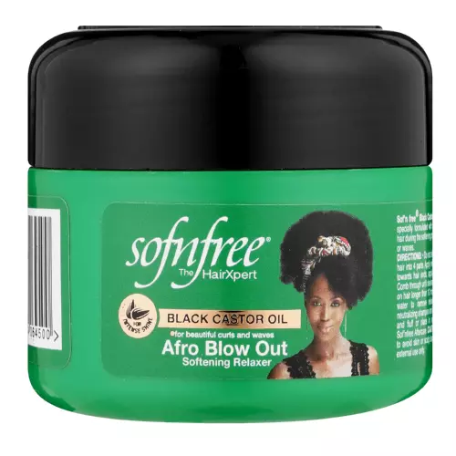 Sofn'free Black Castor Oil Hair Relaxer 125ml