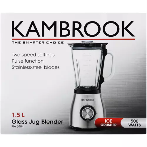 Kambrook 500W Glass Jug Blender Kambrook 500W Glass Jug Blender