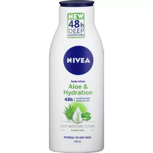 Nivea Aloe & Hydration Body Lotion 48h Soothing Deep Moisture Care normal to dry skin 400ml