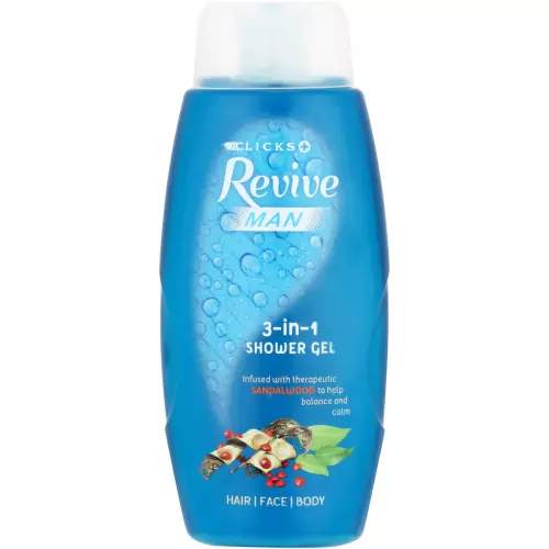 Revive Man Revive 3-In-1 Shower Gel Sandalwood 400ml Revive Man Revive 3-In-1 Shower Gel Sandalwood 400ml