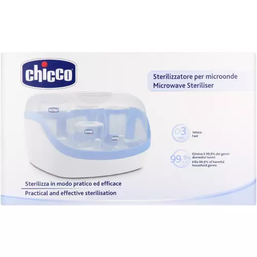 Chicco Microwave Sterilizer With Free Milk Container Chicco Microwave Sterilizer With Free Milk Container